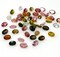 Natural Multi Tourmaline Cut Stones Loose Gemstones, Multi Color - 6x4mm - 10 Pieces
